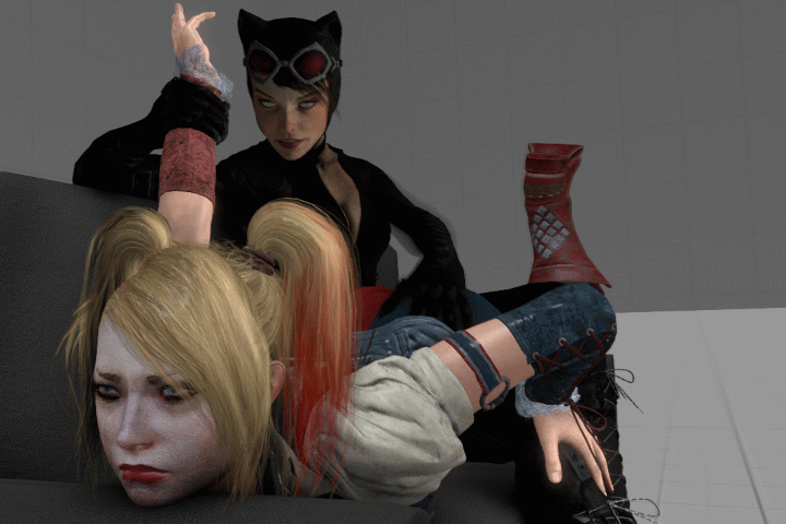 Rule34 – If it exists, there is porn of it / bahow, catwoman, harley quinn / 154072