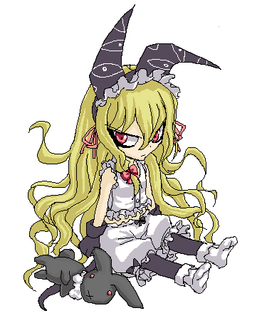 minarai, kirisame marisa, touhou, bad id, bad pixiv id, lowres, 1girl, adapted costume, blonde hair, female focus, jaggy lines, pantyhose, solo