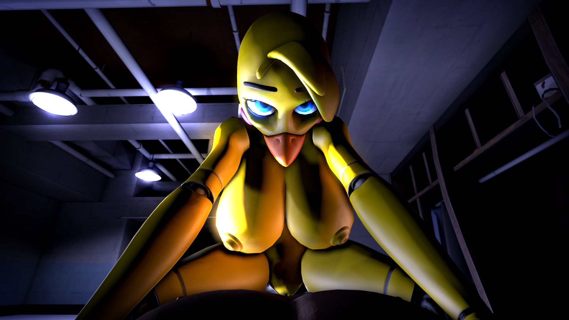 Rule34 – If it exists, there is porn of it / uwotinfokm8, chica (fnaf), toy chica (fnaf) / 155223
