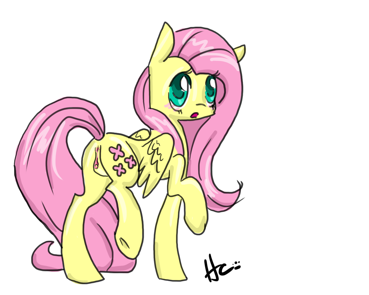 Rule34 – If it exists, there is porn of it / hannahugs, fluttershy (mlp) / 155277