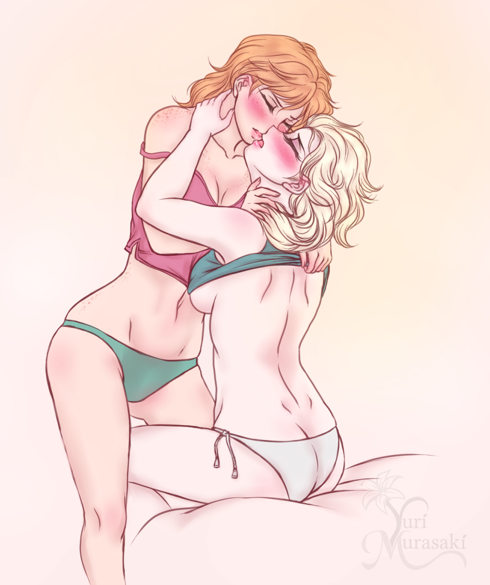 Rule34 – If it exists, there is porn of it / murasaki-yuri, yuri-murasaki, anna (frozen), elsa (frozen) / 156642