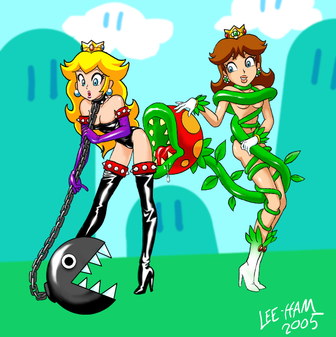 Rule34 – If it exists, there is porn of it / lee-ham, chain chomp, piranha plant, princess daisy, princess peach / 157358