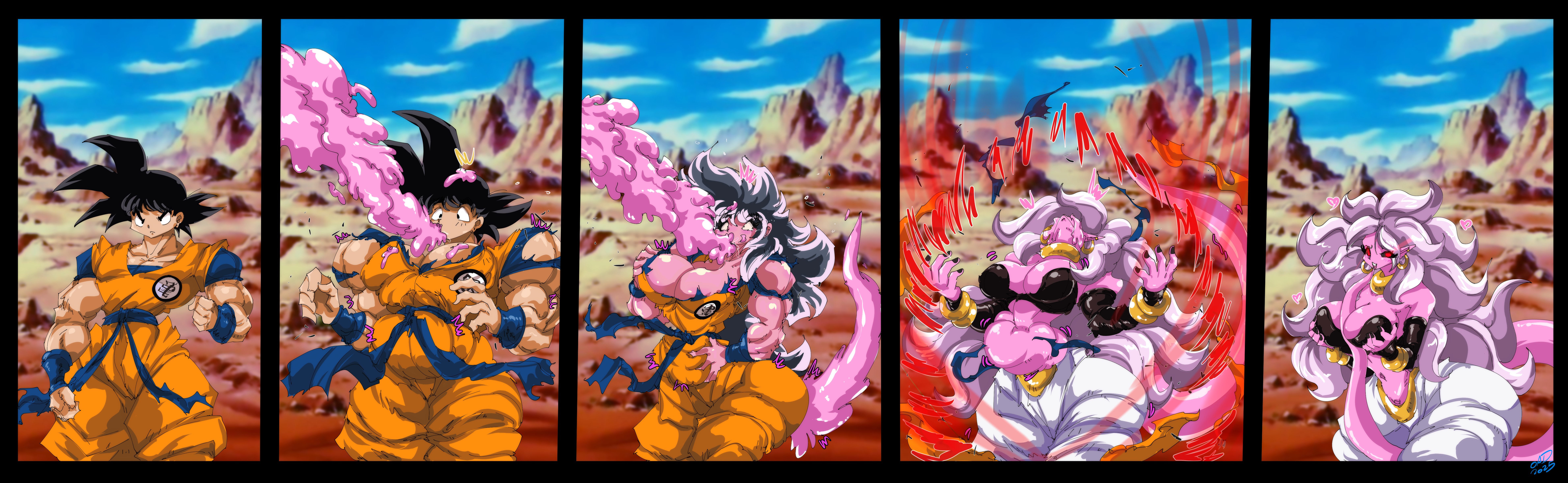 Rule34 – If it exists, there is porn of it / android 21, goku, son goku / 8663503