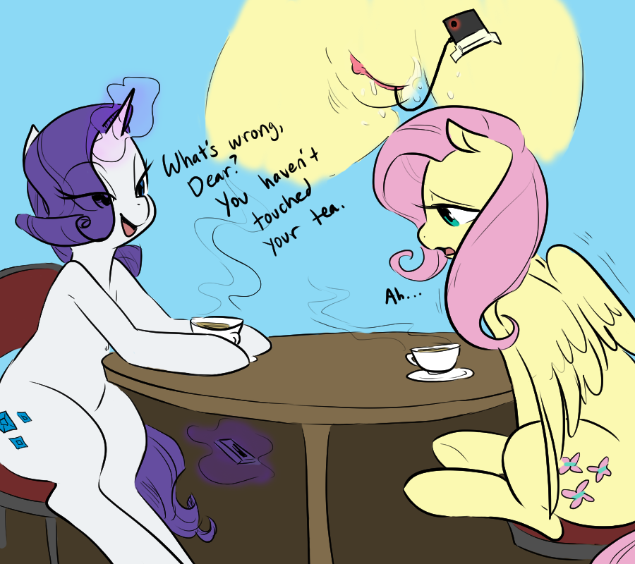 Rule34 – If it exists, there is porn of it / glacierclear, fluttershy (mlp), rarity (mlp) / 158130