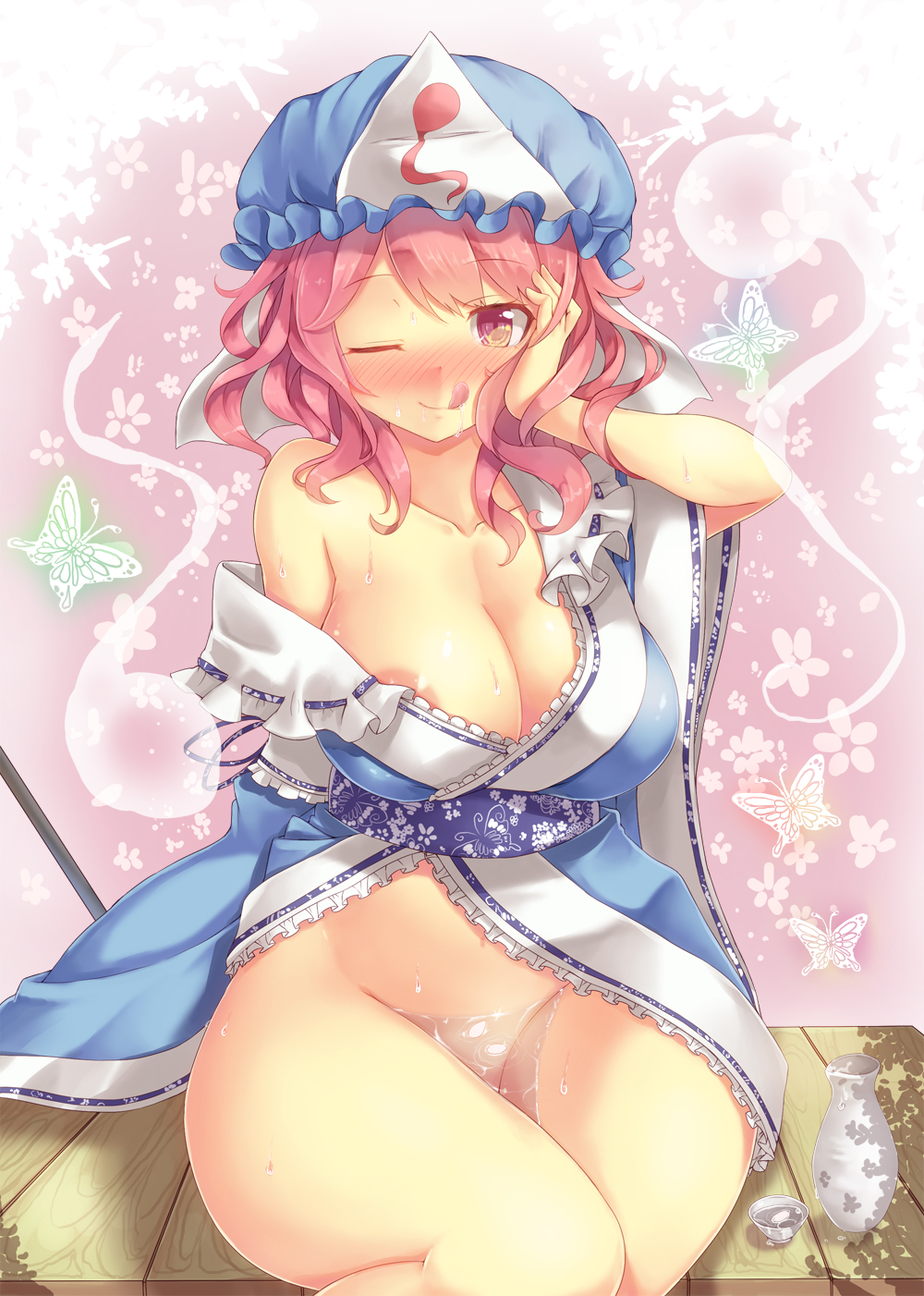 Rule34 – If it exists, there is porn of it / snowcanvas, yuyuko saigyouji / 158662