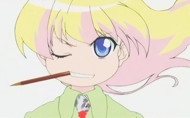 rebecca miyamoto, pani poni dash!, tagme, 00s, child, pencil, wink