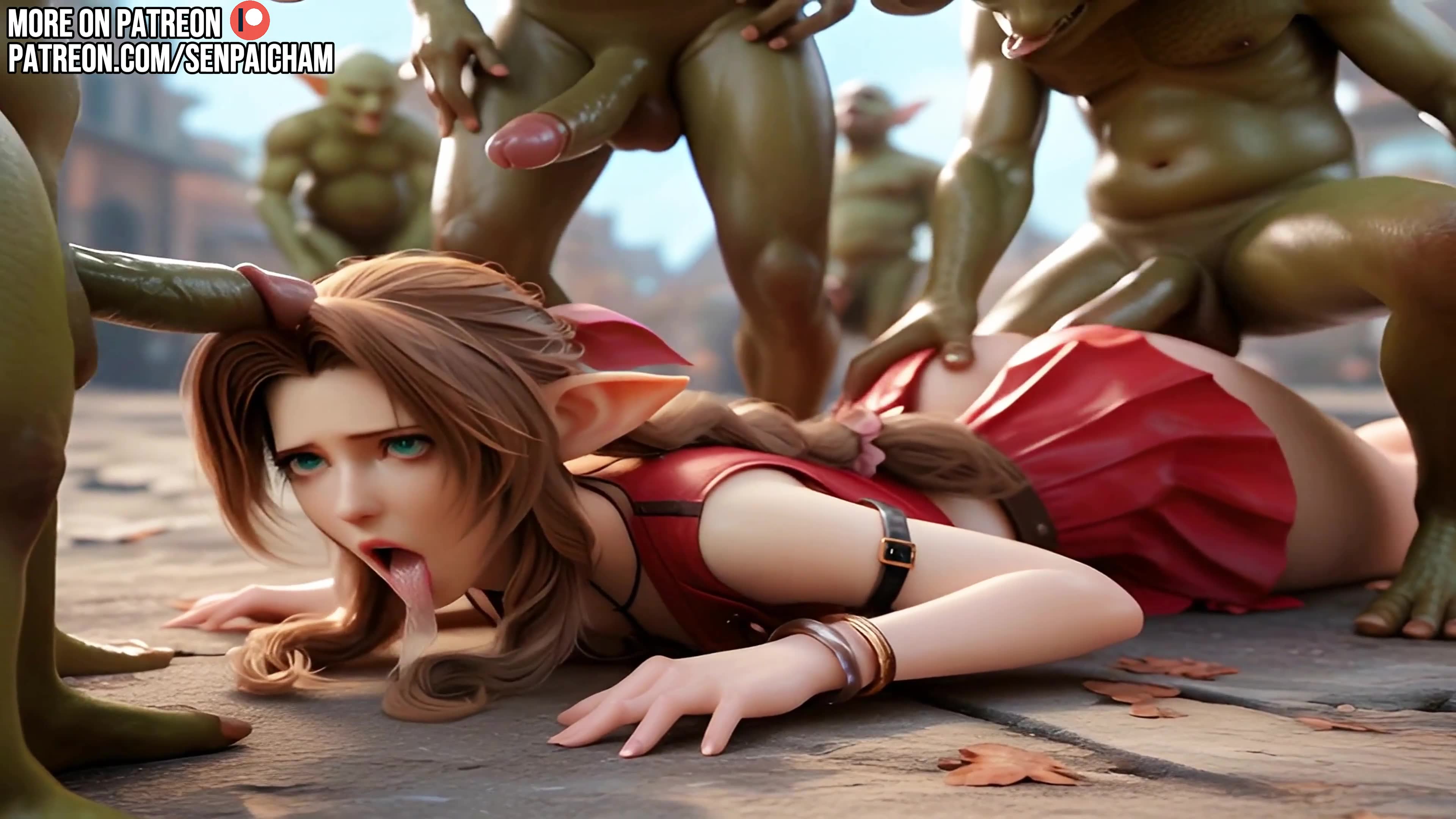 Rule34 – If it exists, there is porn of it / aerith gainsborough / 8664736