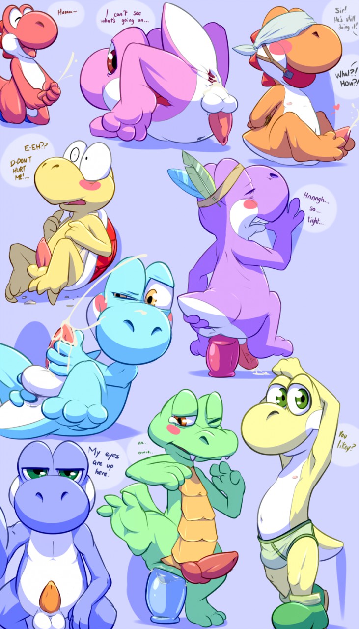 Rule34 – If it exists, there is porn of it / croc, hollo nut, koopa, yoshi / 159437