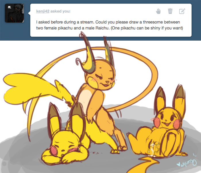 Rule34 – If it exists, there is porn of it / whimsydreams, pikachu, raichu / 159554