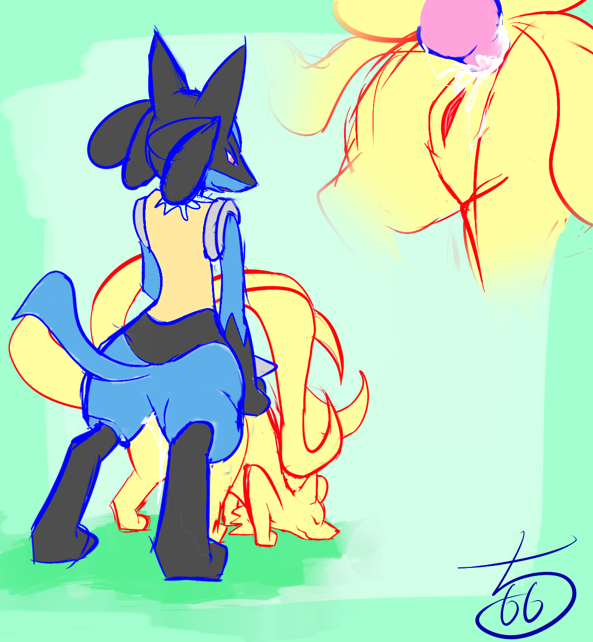 Rule34 – If it exists, there is porn of it / pcred566, lucario, ninetales / 159644