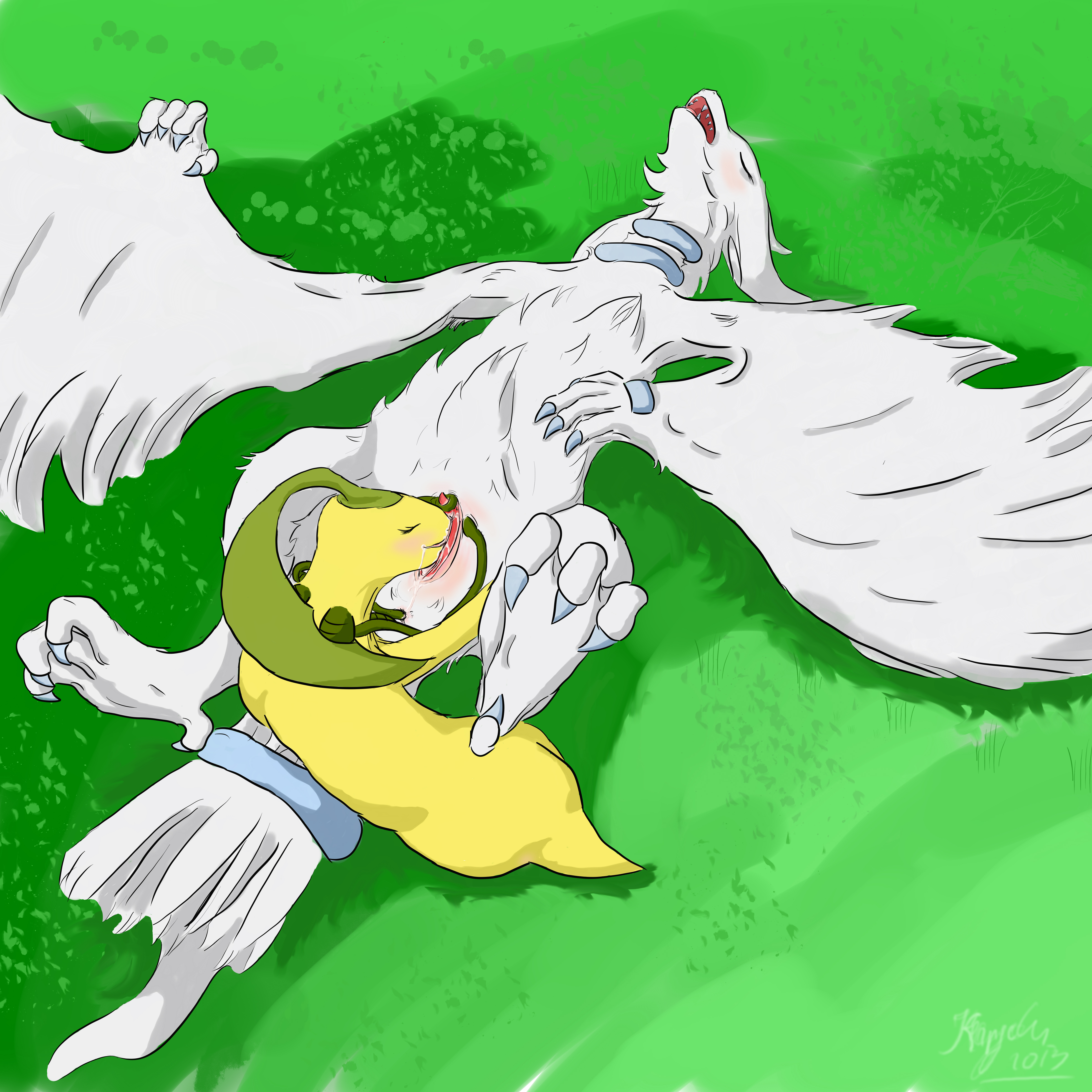 Rule34 – If it exists, there is porn of it / herpydragon, bayleef, legendary pokemon, reshiram / 159863