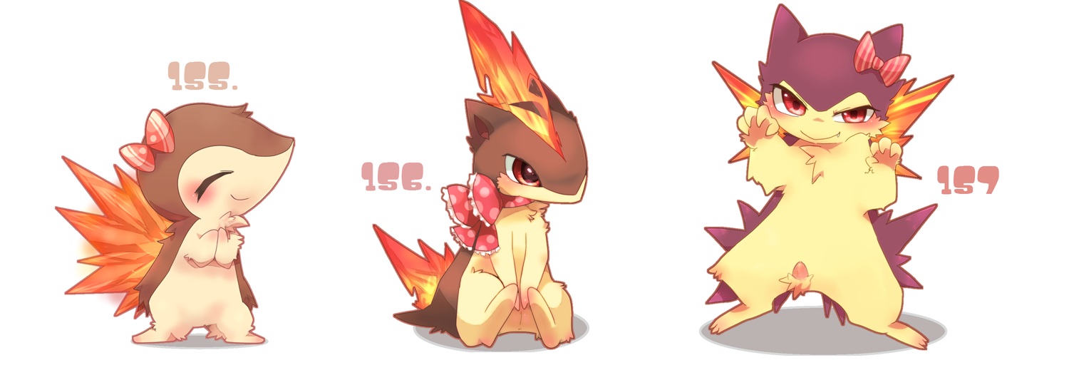 Rule34 – If it exists, there is porn of it / cyndaquil, quilava, typhlosion / 159883