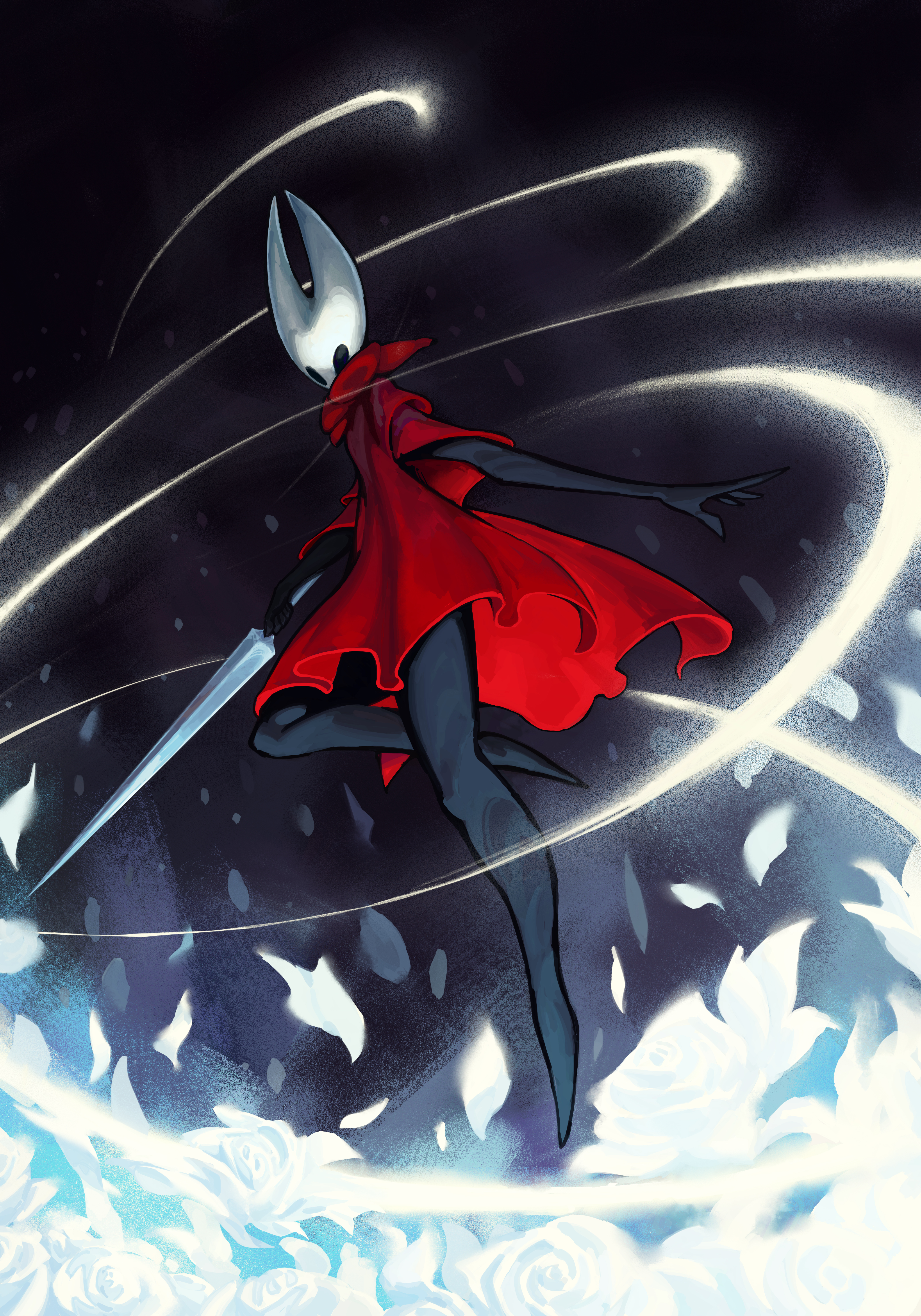 hornet (hollow knight), hollow knight, hollow knight: silksong, absurdres, highres, non-web source