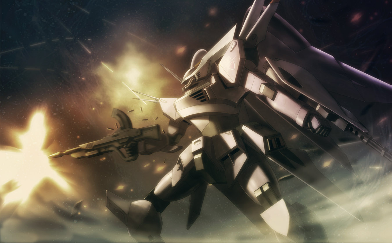 zhenlin, cgue, gundam, gundam seed, 00s, gun, machine gun, mecha, robot, shell casing, weapon