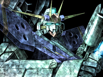 tro (trombe), z plutonius, gundam, gundam uc 0099: moon crisis, bad id, bad pixiv id, lowres, energy sword, mecha, mecha focus, no humans, robot, solo, sword, weapon