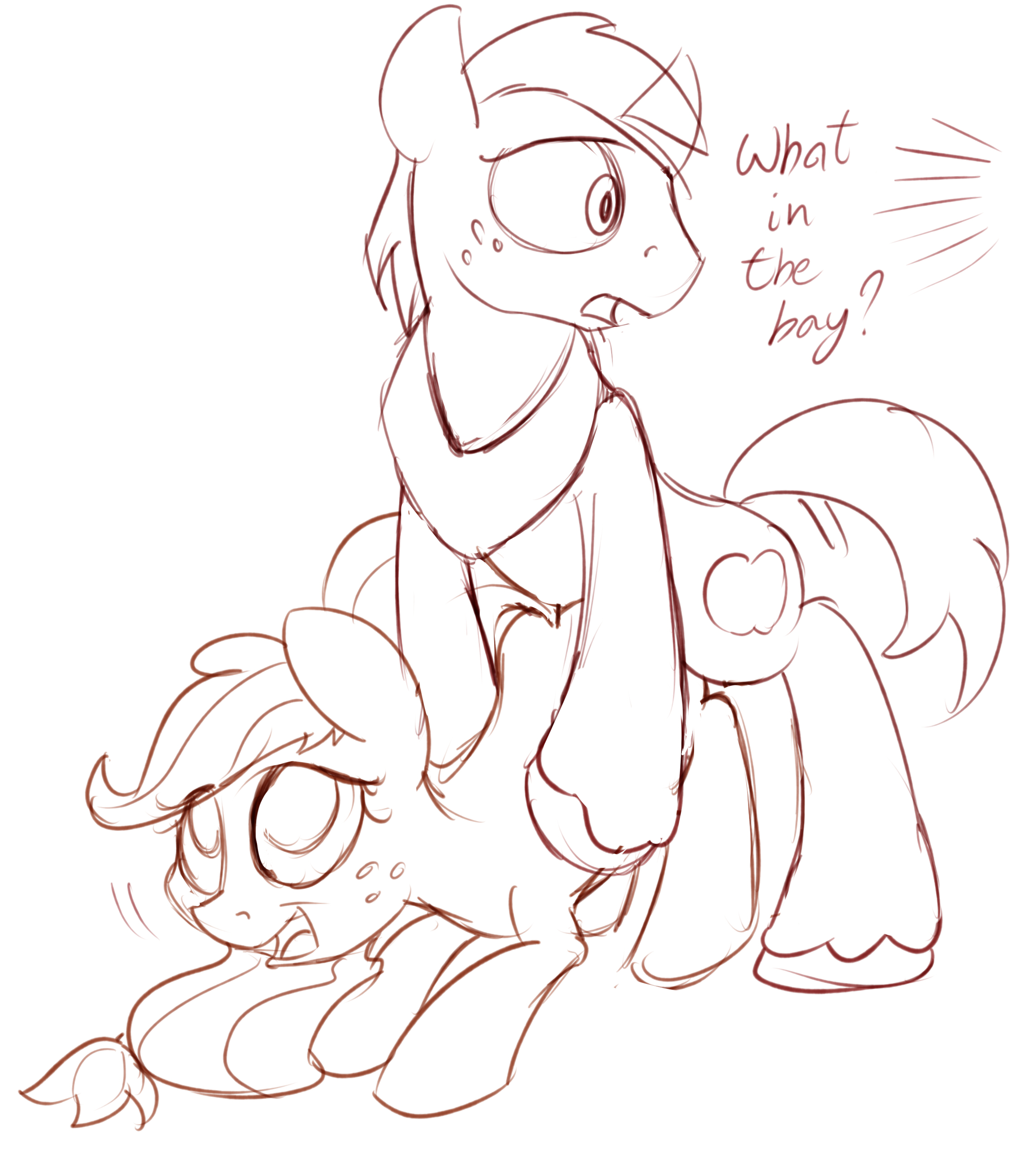 Rule34 – If it exists, there is porn of it / emberkaese, applejack (mlp), big macintosh (mlp) / 161343