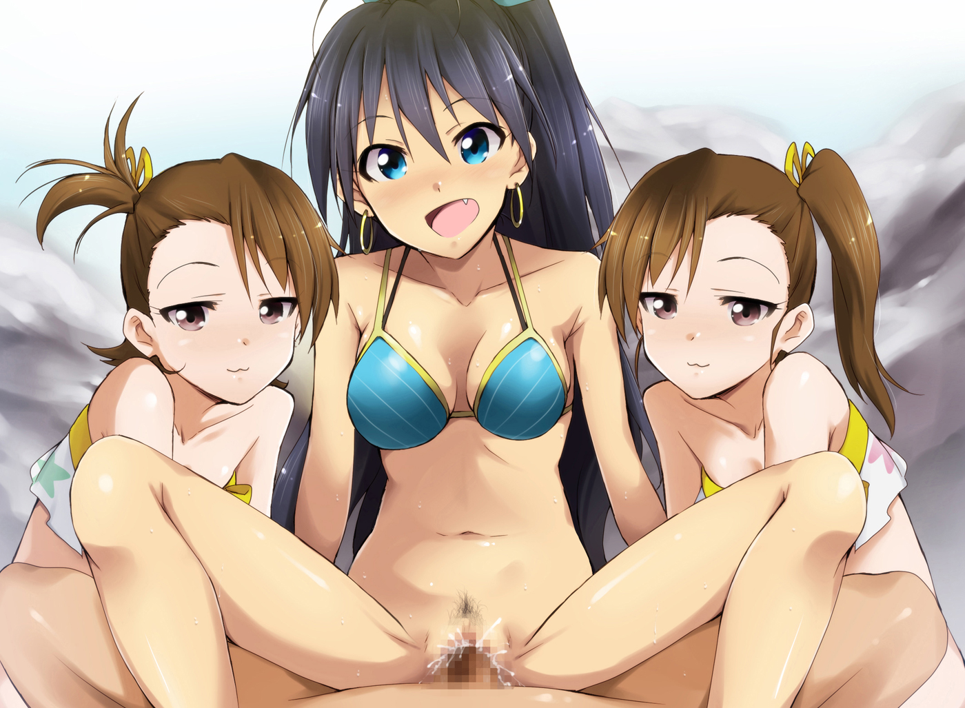Rule34 – If it exists, there is porn of it / kaiga, futami ami, futami mami, ganaha hibiki / 162101