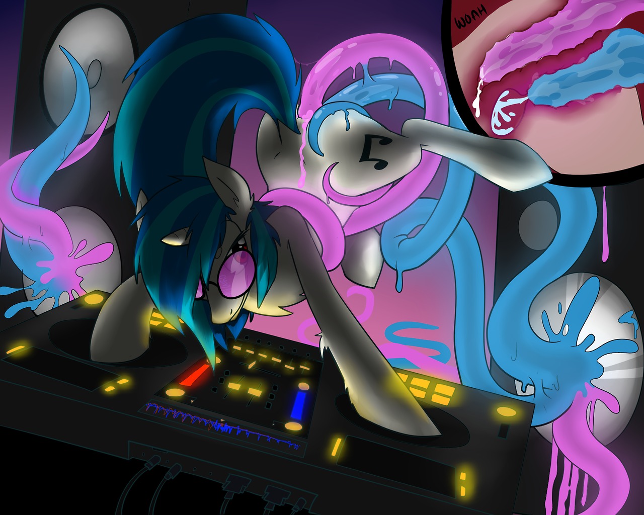 Rule34 – If it exists, there is porn of it / cymek, vinyl scratch (mlp) / 162152