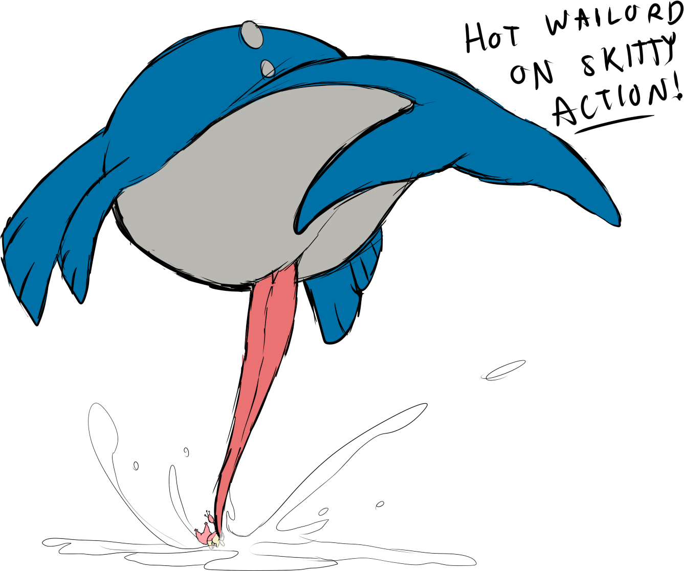 Rule34 – If it exists, there is porn of it / mute-owl, skitty, wailord / 162571