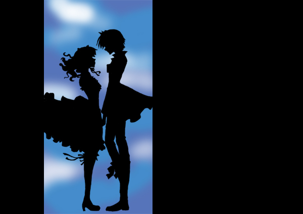 himemiya anthy, tenjou utena, shoujo kakumei utena, bad id, bad pixiv id, 1990s (style), blue theme, gothic lolita, lolita fashion, monochrome, shadow, sky