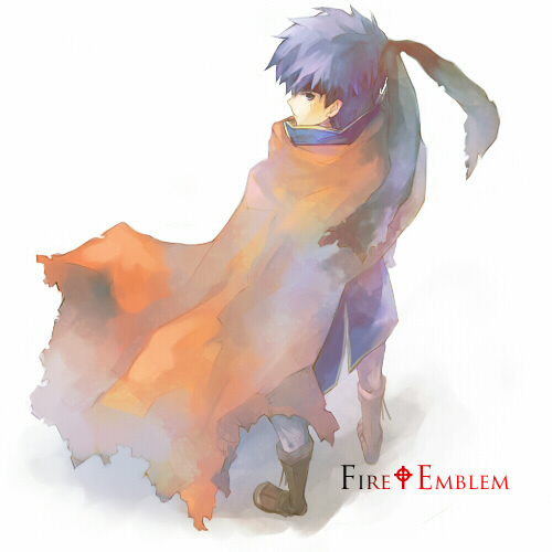 sui (petit comet), ike (fire emblem), fire emblem, fire emblem: path of radiance, fire emblem: radiant dawn, nintendo, bad id, bad pixiv id, lowres, blue eyes, blue hair, cape, copyright name, headband, male focus, solo