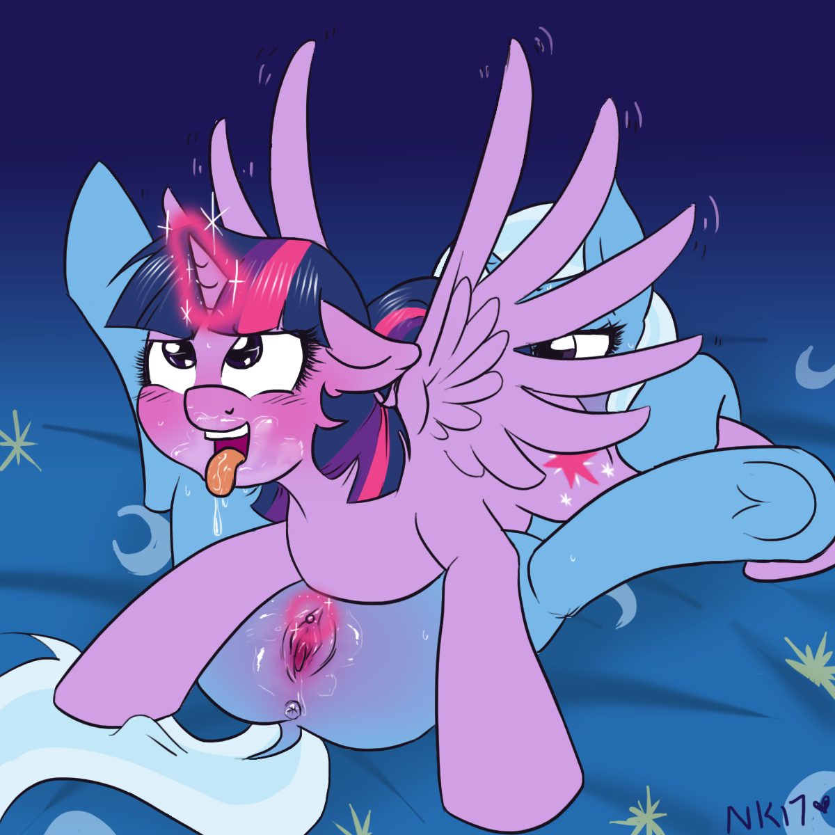 Rule34 – If it exists, there is porn of it / naomisnaughtynook, trixie (mlp), twilight sparkle (mlp) / 162847