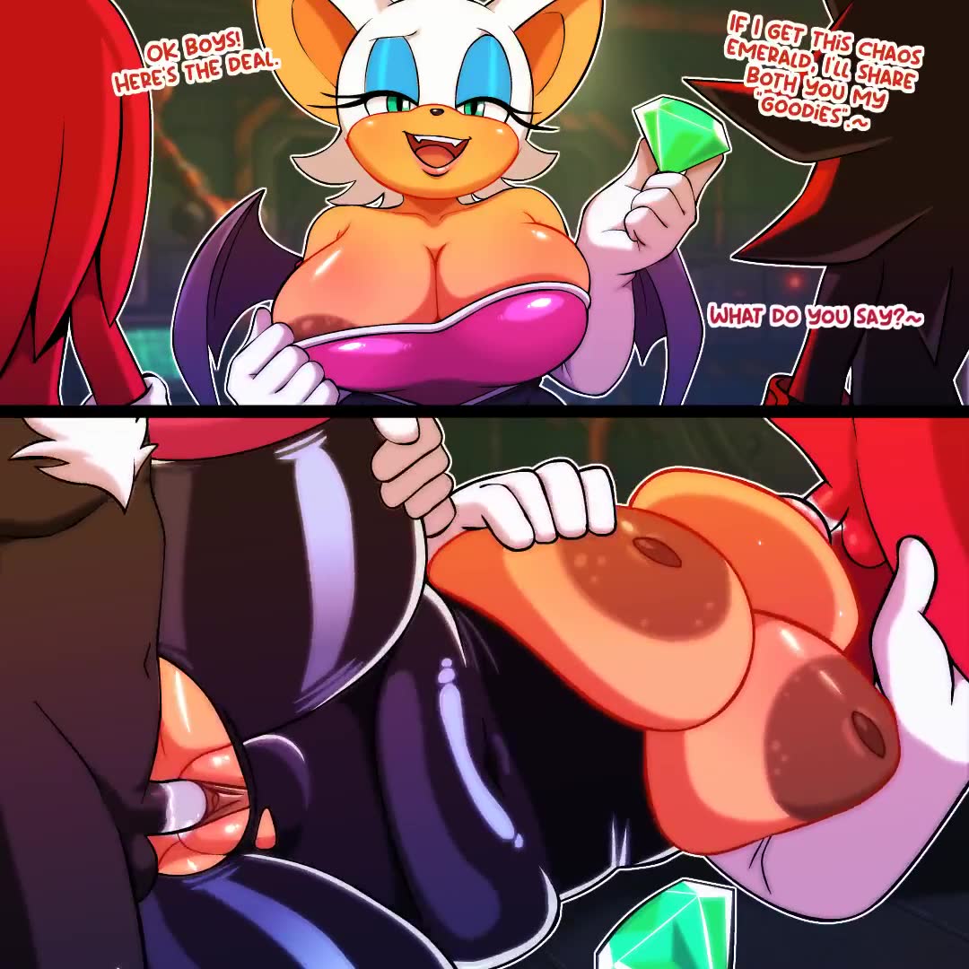 Rule34 – If it exists, there is porn of it / divine wine, knuckles the echidna, rouge the bat, shadow the hedgehog / 8665400