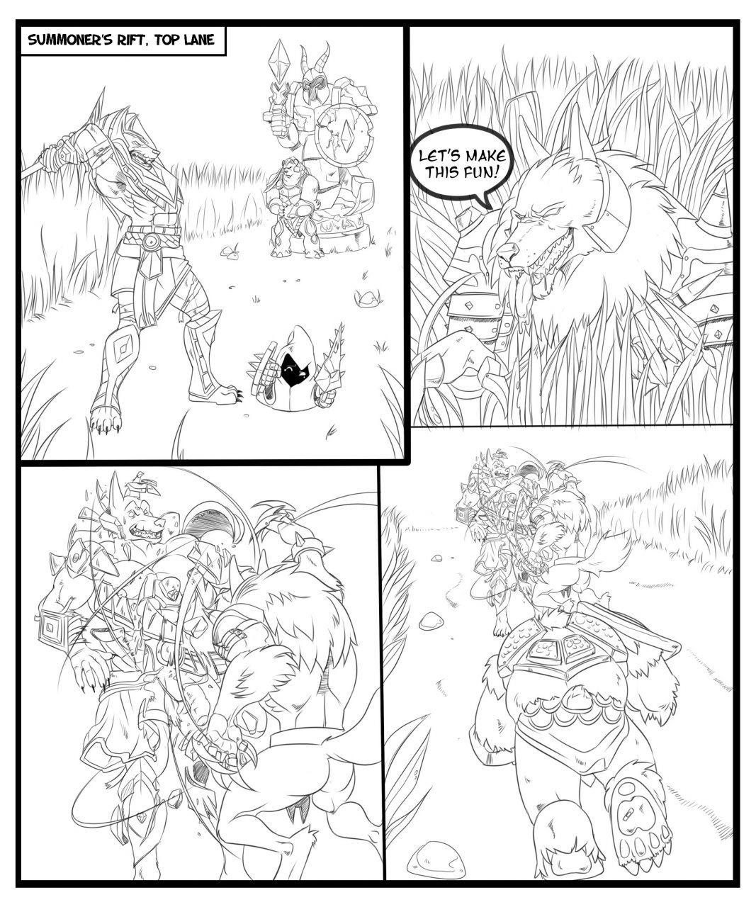 Rule34 – If it exists, there is porn of it / grillo, nasus, volibear, warwick / 163115