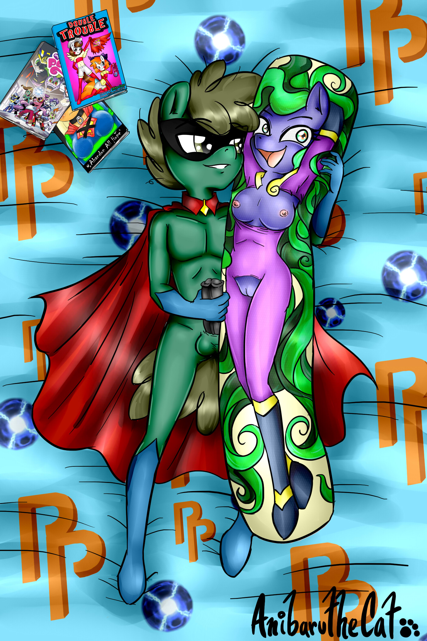 Rule34 – If it exists, there is porn of it / anibaruthecat, applejack (mlp), power ponies (mlp), the mane-iac / 163146