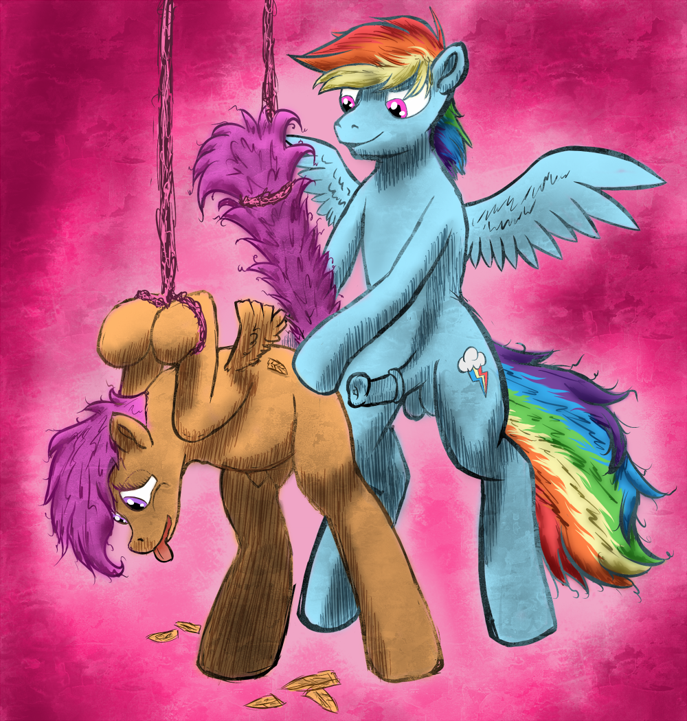 Rule34 – If it exists, there is porn of it / cutie mark crusaders, rainbow dash (mlp), scootaloo (mlp) / 163203