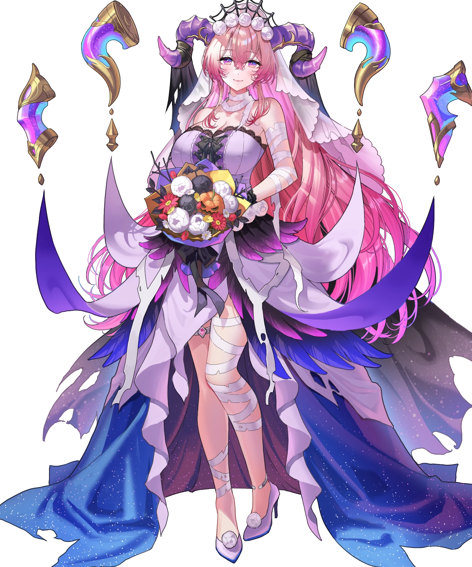 nerthuz (fire emblem), fire emblem, fire emblem heroes, nintendo, highres, non-web source, official art, 1girl, nerthuz (halloween) (fire emblem), official alternate costume, solo