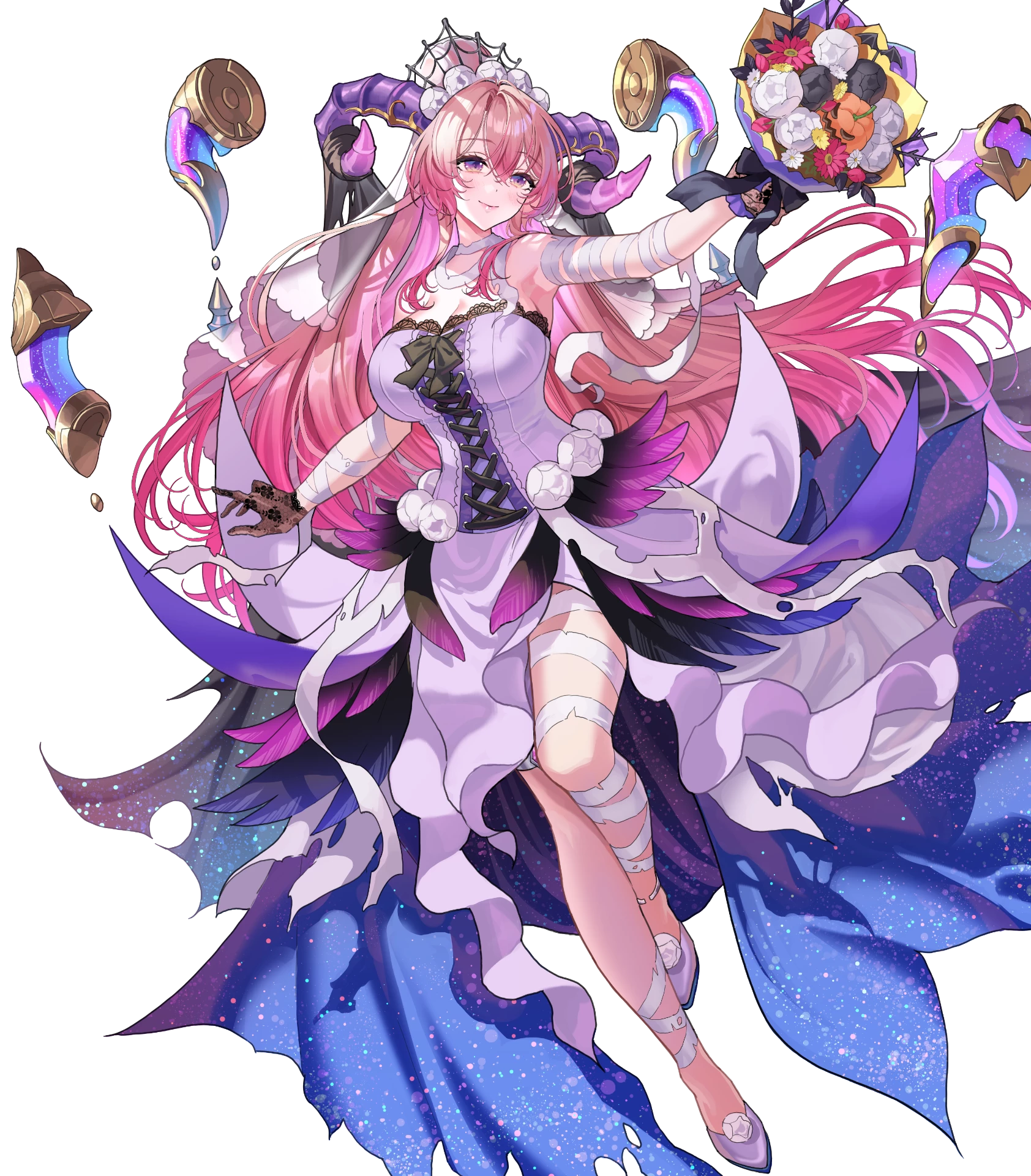 nerthuz (fire emblem), fire emblem, fire emblem heroes, nintendo, highres, non-web source, official art, 1girl, nerthuz (halloween) (fire emblem), official alternate costume, solo
