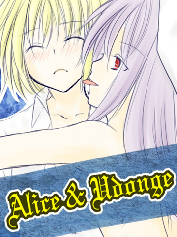 you at pome, alice margatroid, reisen udongein inaba, touhou, bad id, bad pixiv id, lowres, 2girls, bare shoulders, blonde hair, blush, closed eyes, clothed female nude female, female focus, licking, long hair, moaning, multiple girls, naughty face, nude, open clothes, open shirt, purple hair, red eyes, shirt, short hair, shy, tongue, yuri