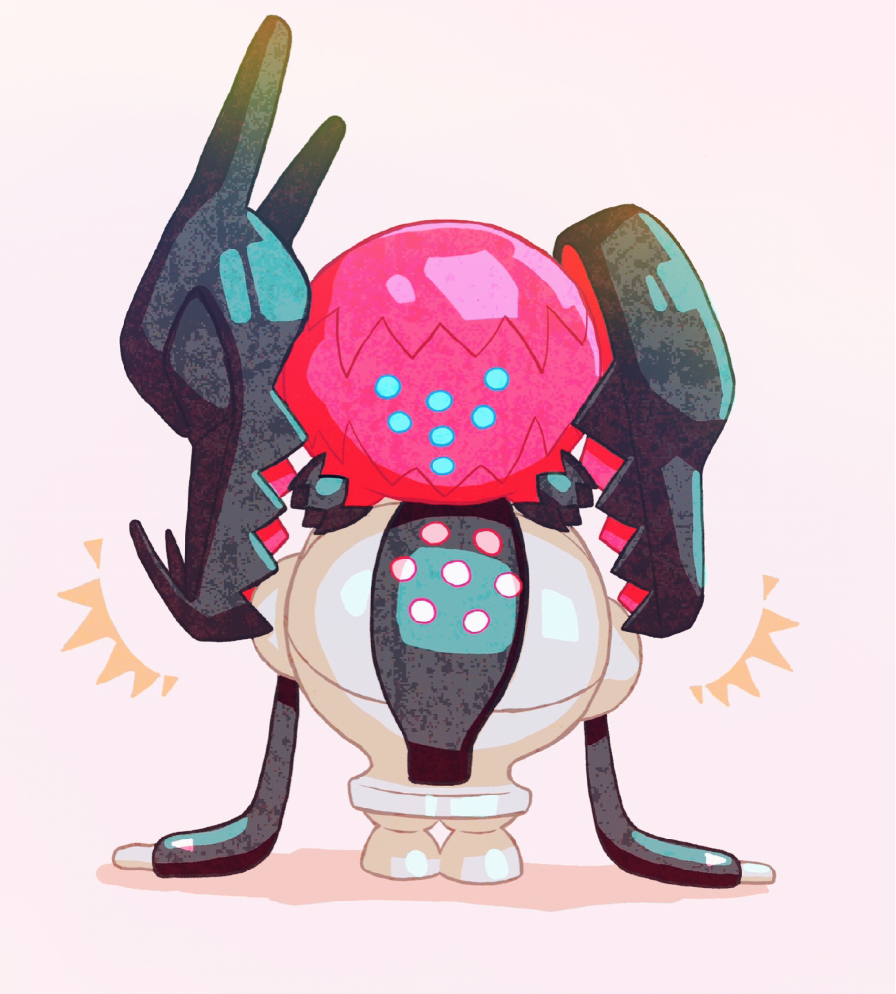 regidrago, registeel, nintendo, pokemon, commentary request, highres, full body, gen 3 pokemon, gen 8 pokemon, legendary pokemon, no humans, on head, pokemon (creature), pokemon focus, pokemon on head, simple background, user cftm3277, white background
