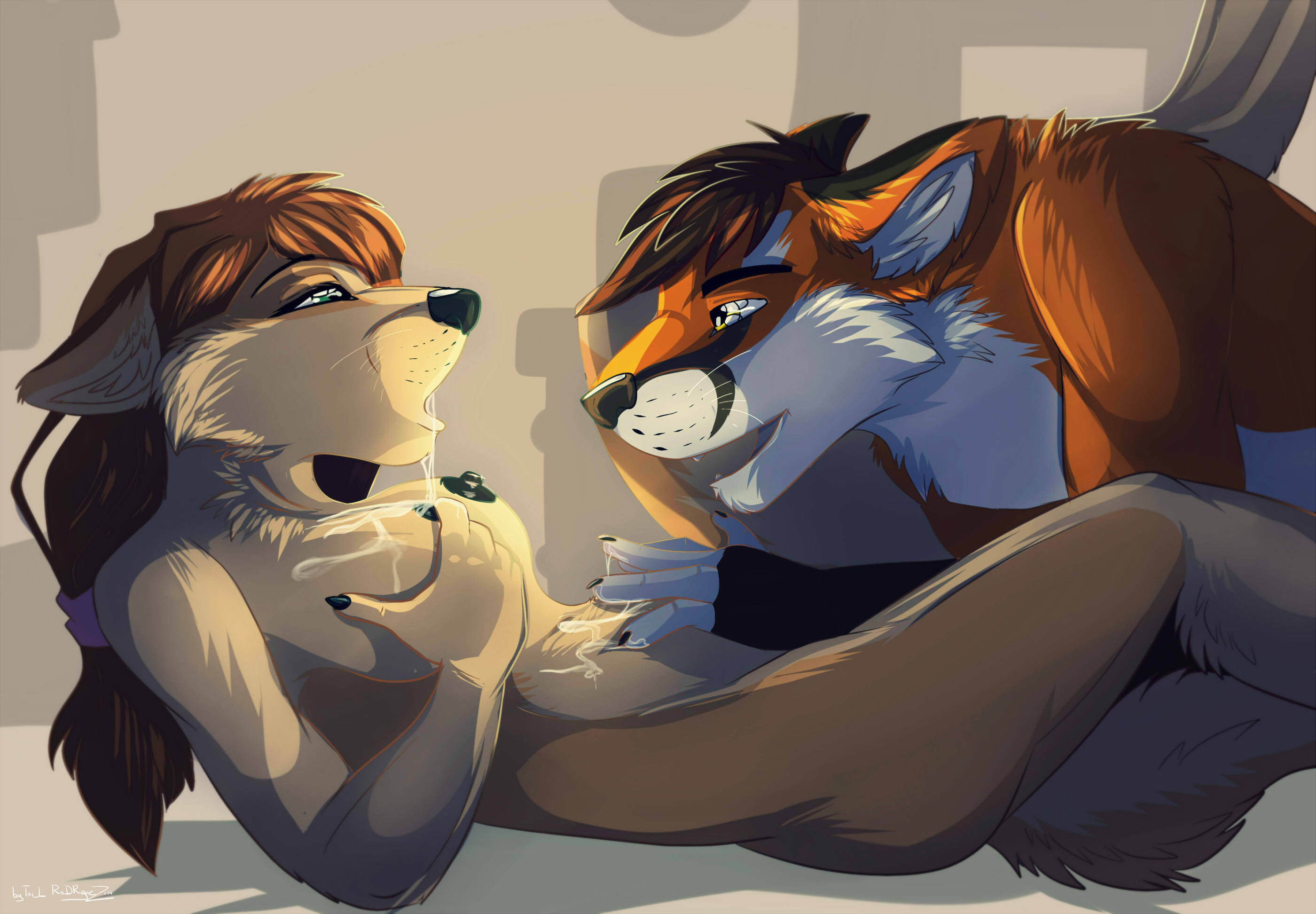 Rule34 – If it exists, there is porn of it / tai lung, leila snowpaw, werefox / 163565