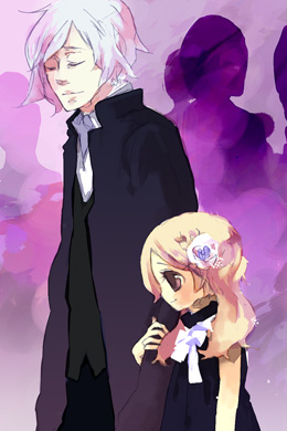 kan san, may (pokemon), steven stone, nintendo, pokemon, pokemon rse, lowres, 00s, 1boy, 1girl, aged down, alternate costume, alternate hairstyle, brown eyes, brown hair, dress, formal clothes, white hair