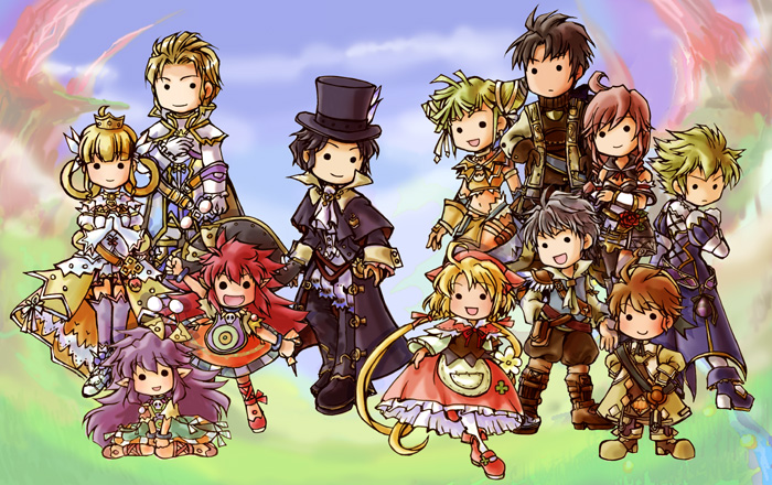 fuju, allegretto, beat, beat (trusty bell), claves, falsetto, frederic chopin (trusty bell), march (trusty bell), polka (trusty bell), salsa, salsa (trusty bell), serenade (trusty bell), viola, trusty bell, silver hair, bad id, bad pixiv id, 6+boys, 6+girls, blonde hair, chibi, child, cone hair bun, couple, dress, everyone, frills, gothic lolita, hair bun, jacket, lolita fashion, multiple boys, multiple girls, o o, purple hair, siblings, sisters, twintails