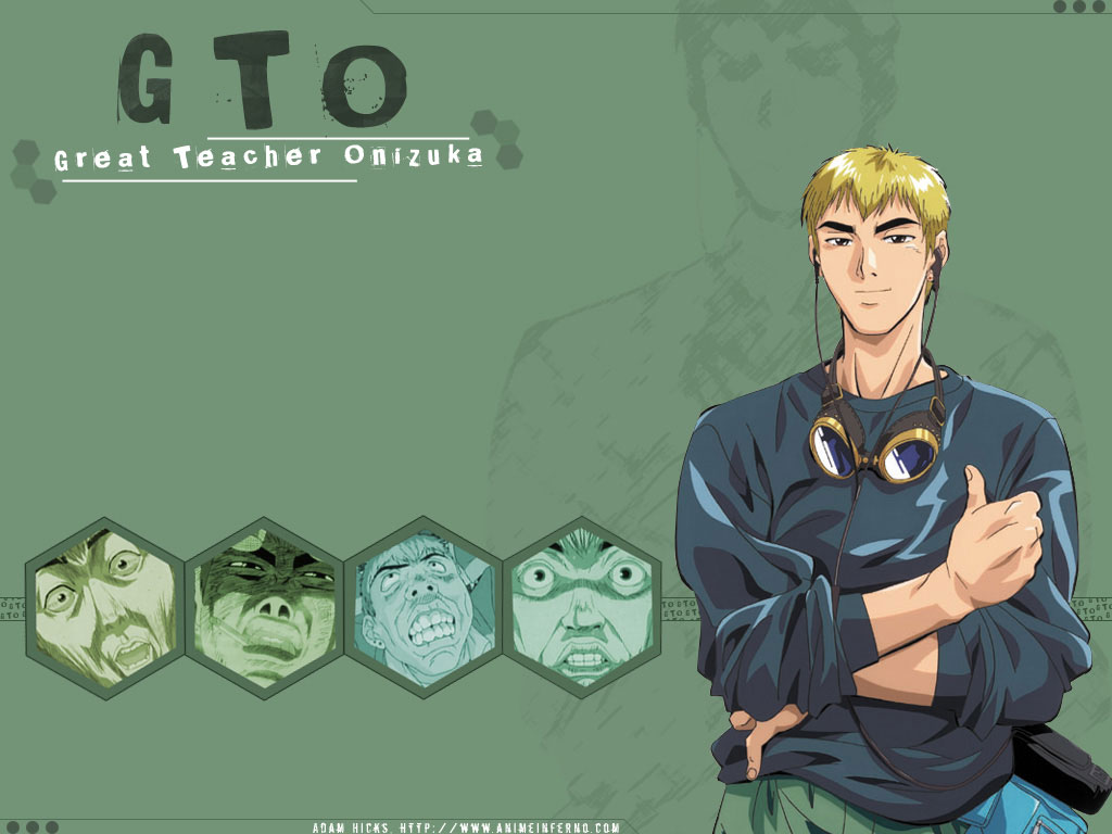 onizuka eikichi, great teacher onizuka, tagme, blonde hair, goggles, thumbs up