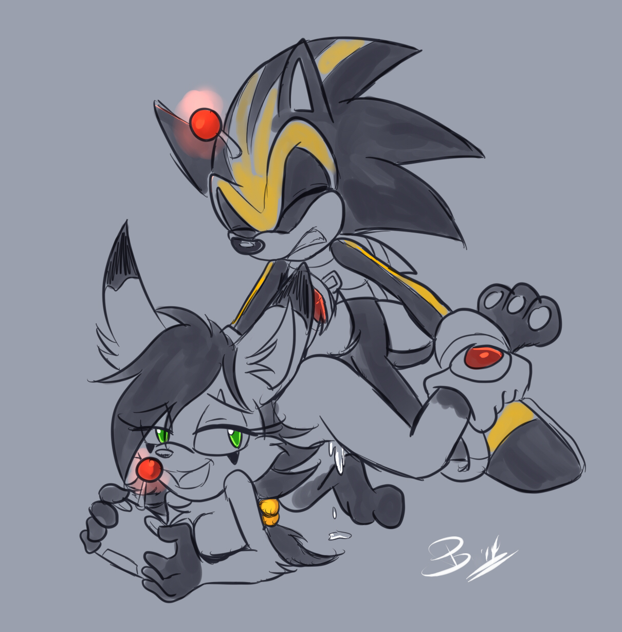 Rule34 – If it exists, there is porn of it / nicole the lynx, shard the metal sonic / 164385