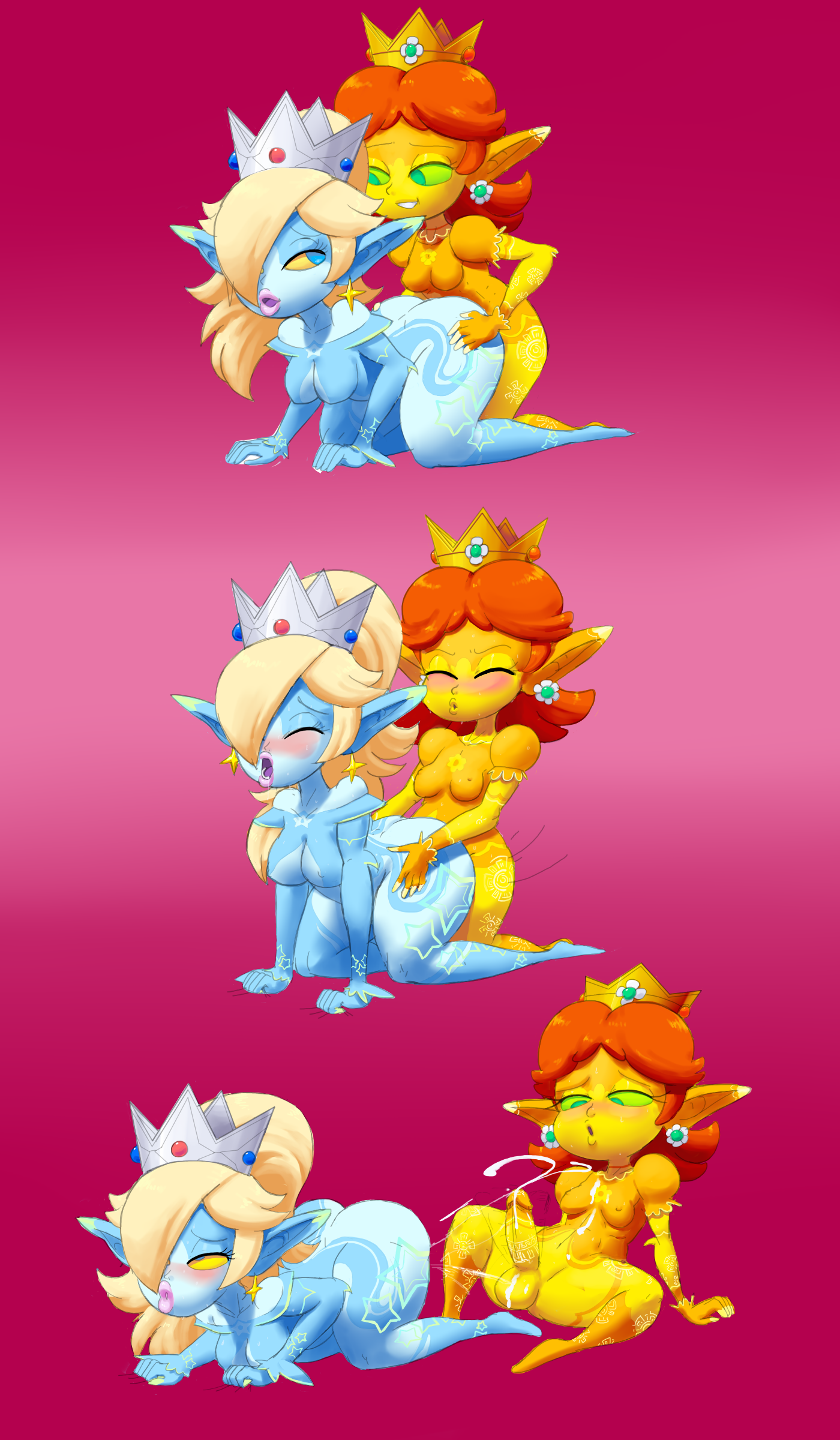 Rule34 – If it exists, there is porn of it / outta sync, imp daisy, imp rosalina, princess daisy, princess rosalina / 164557