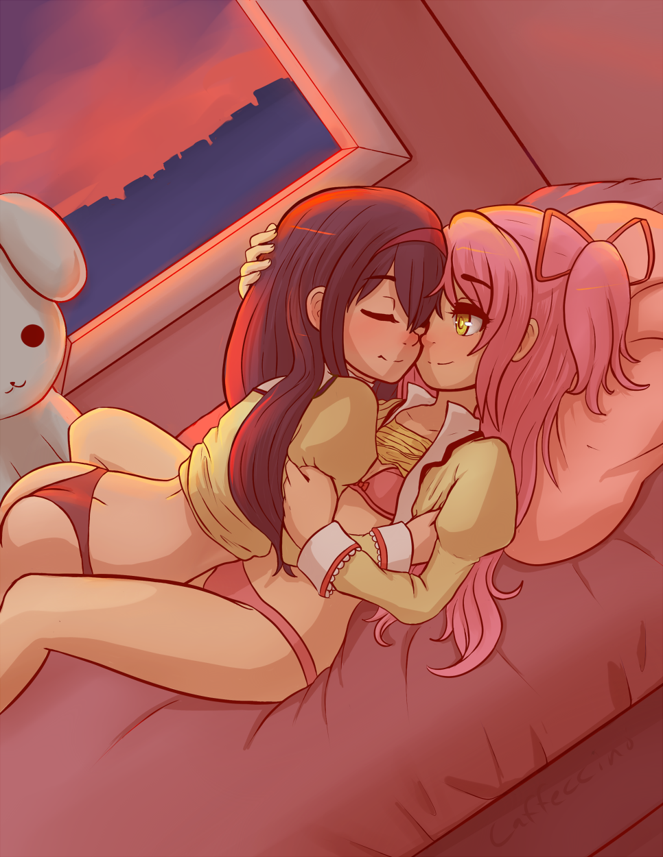 Rule34 – If it exists, there is porn of it / fappuccino, akemi homura, madoka kaname / 164576