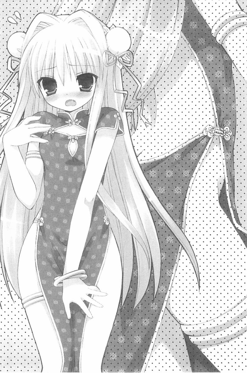 sasori gatame, sasorigatame, fear kubrick, cube x cursed x curious, highres, 10s, 1girl, armband, armlet, blush, bracelet, bun cover, butt crack, china dress, chinese clothes, cleavage cutout, clothing cutout, covering crotch, covering privates, double bun, dress, embarrassed, fang, flat chest, flying sweatdrops, greyscale, hair bun, jewelry, long hair, moire, monochrome, multiple views, narrow waist, no panties, open mouth, pelvic curtain, screentones, side slit, sweatdrop, thigh strap, thighs, wide hips, zoom layer