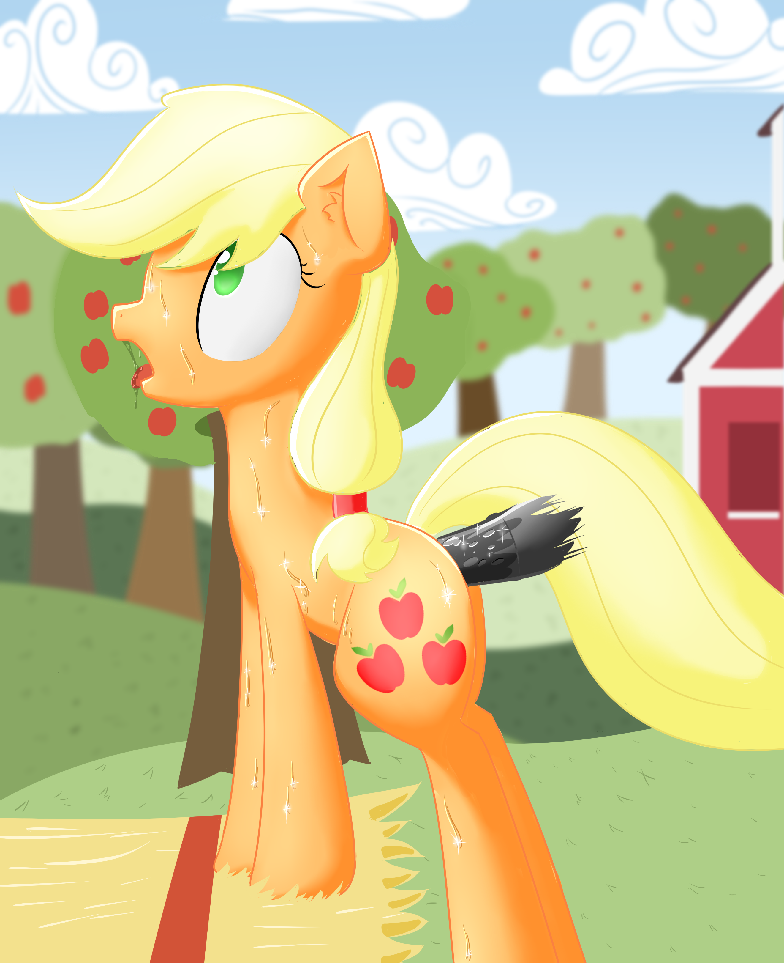 Rule34 – If it exists, there is porn of it / cosmicnova, applejack (mlp) / 164795