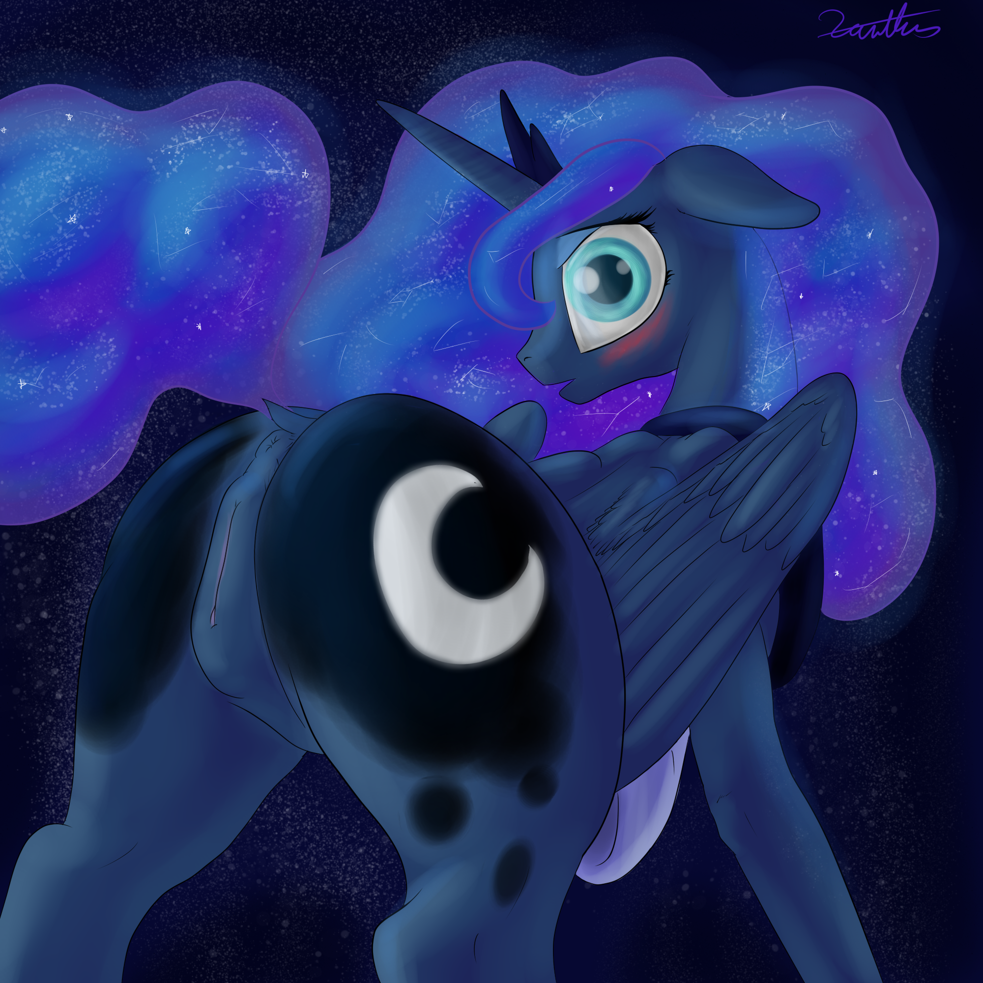 Rule34 – If it exists, there is porn of it / xanthor, princess luna (mlp) / 165005