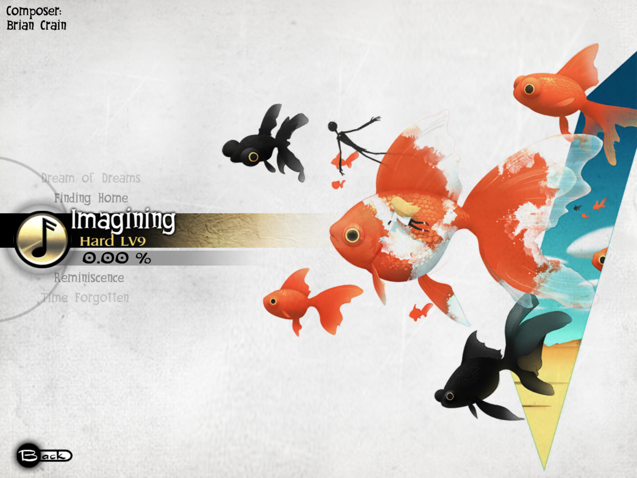 ldt, deemo, animal request, fish request, highres, 1girl, animal, english text, fish, loading screen, oversized animal