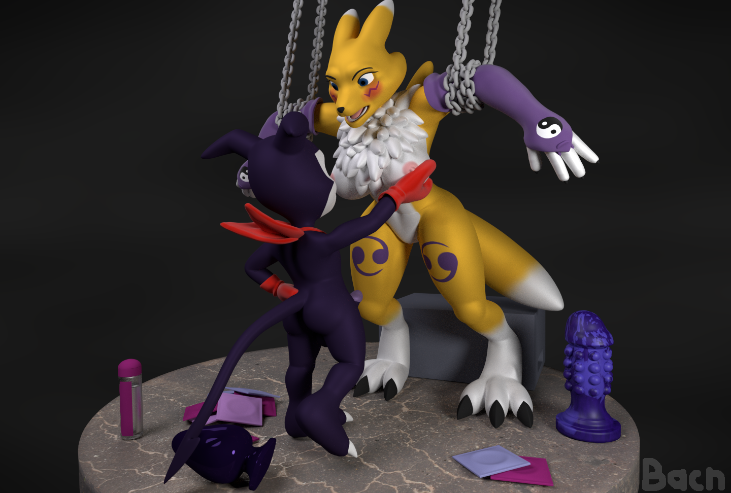 Rule34 – If it exists, there is porn of it / bacn, impmon, renamon / 165644
