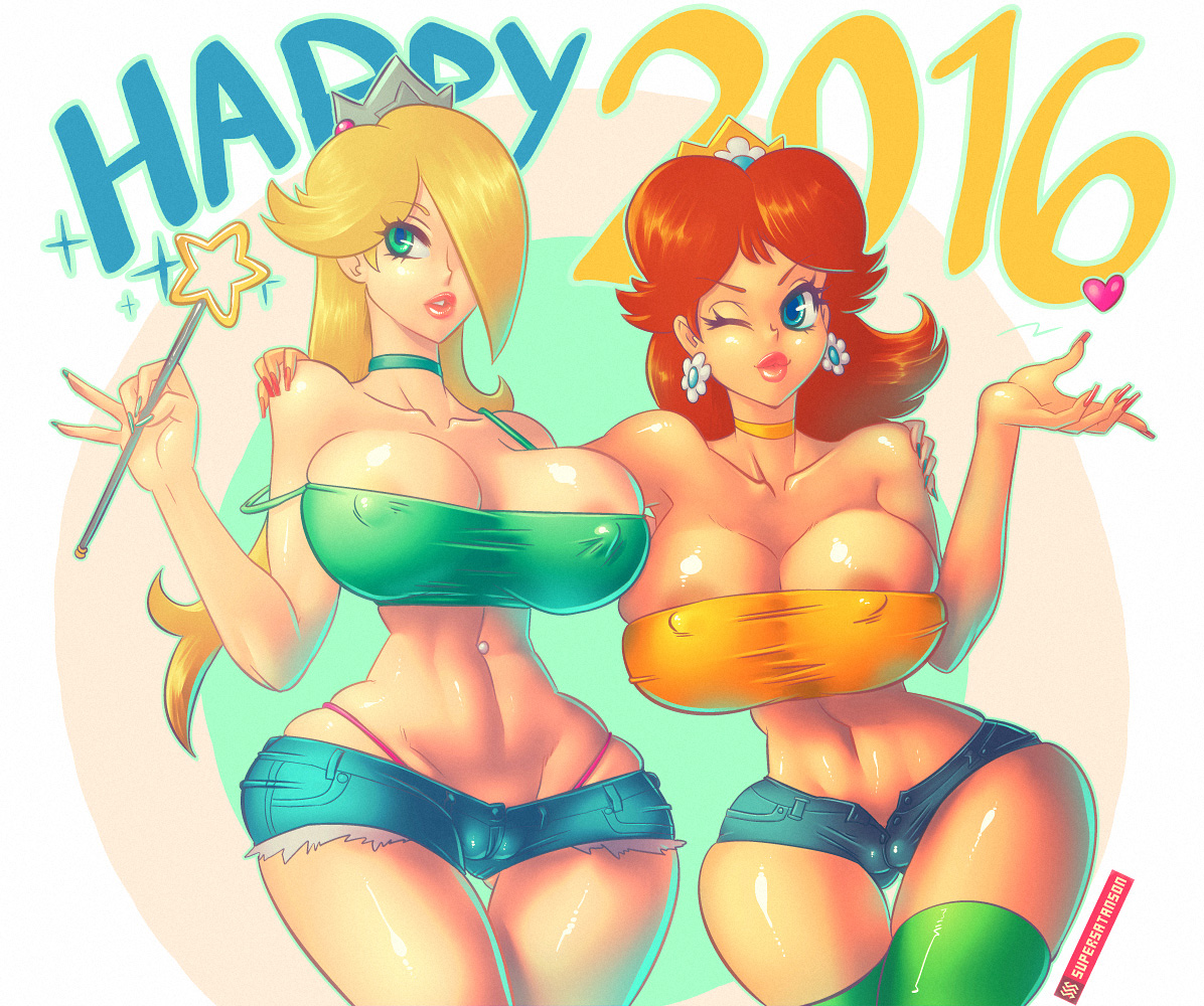 Rule34 – If it exists, there is porn of it / supersatanson, princess daisy, princess rosalina / 166379