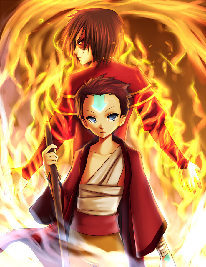 ramy, aang, zuko, avatar: the last airbender, nickelodeon, avatar, bending, aerokinesis, element bending, fire, pyrokinesis, scar, wind