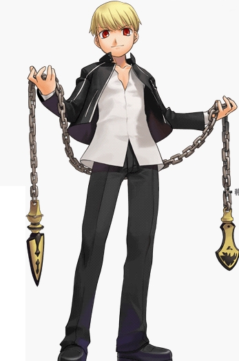 gilgamesh (fate), fate/stay night, fate (series), 00s, 1boy, male focus, solo