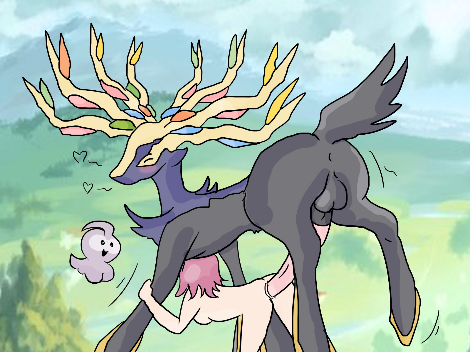Rule34 – If it exists, there is porn of it / castform, xerneas / 166792
